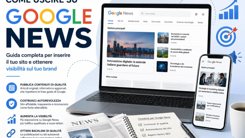 Come far uscire un articolo su Google News – Guida 2026